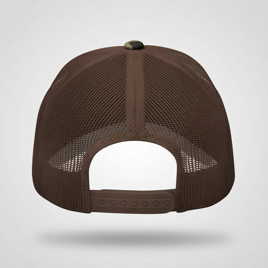 Bird Logo Camo Trucker